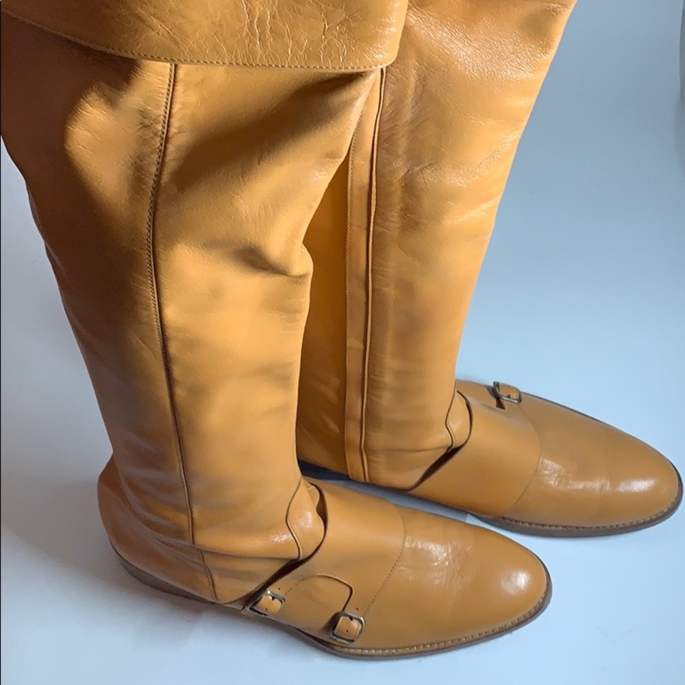 Knee-High Leather Boots Size EU 40